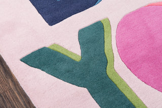 Momeni Tag TAG-2 Pink Area Rug by Novogratz Corner