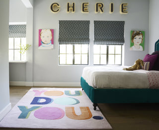 Momeni Tag TAG-2 Pink Area Rug by Novogratz Main Feature