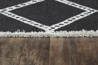 Momeni Monaco MOA-7 Black Area Rug Close up