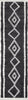 Momeni Monaco MOA-7 Black Area Rug Runner Image