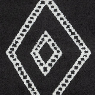 Momeni Monaco MOA-7 Black Area Rug Swatch Image