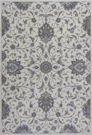 KAS Montecarlo IV 5136 Ivory Borderless Kashan Area Rug main image
