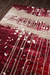 Momeni Monterey MO-02 Red Area Rug Detail Shot Feature