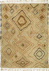 LR Resources Moroccan 4424 Ivory / Gold Area Rug 9x12 Image
