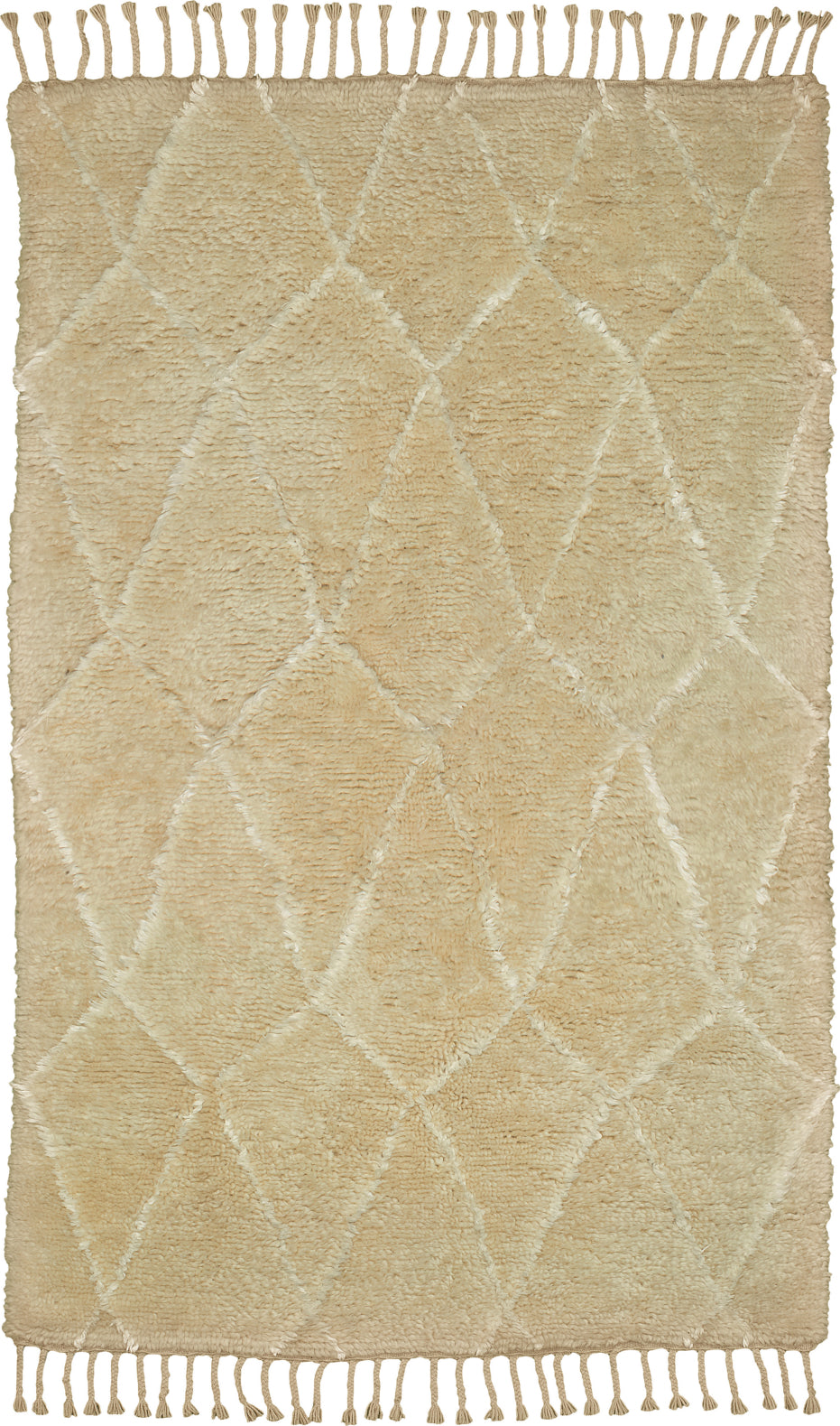 LR Resources Moroccan 4425 Ivory Area Rug main image