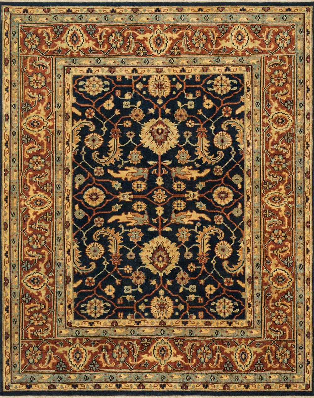 Loloi Morrow MW-02 Dark Navy/Rust Area Rug