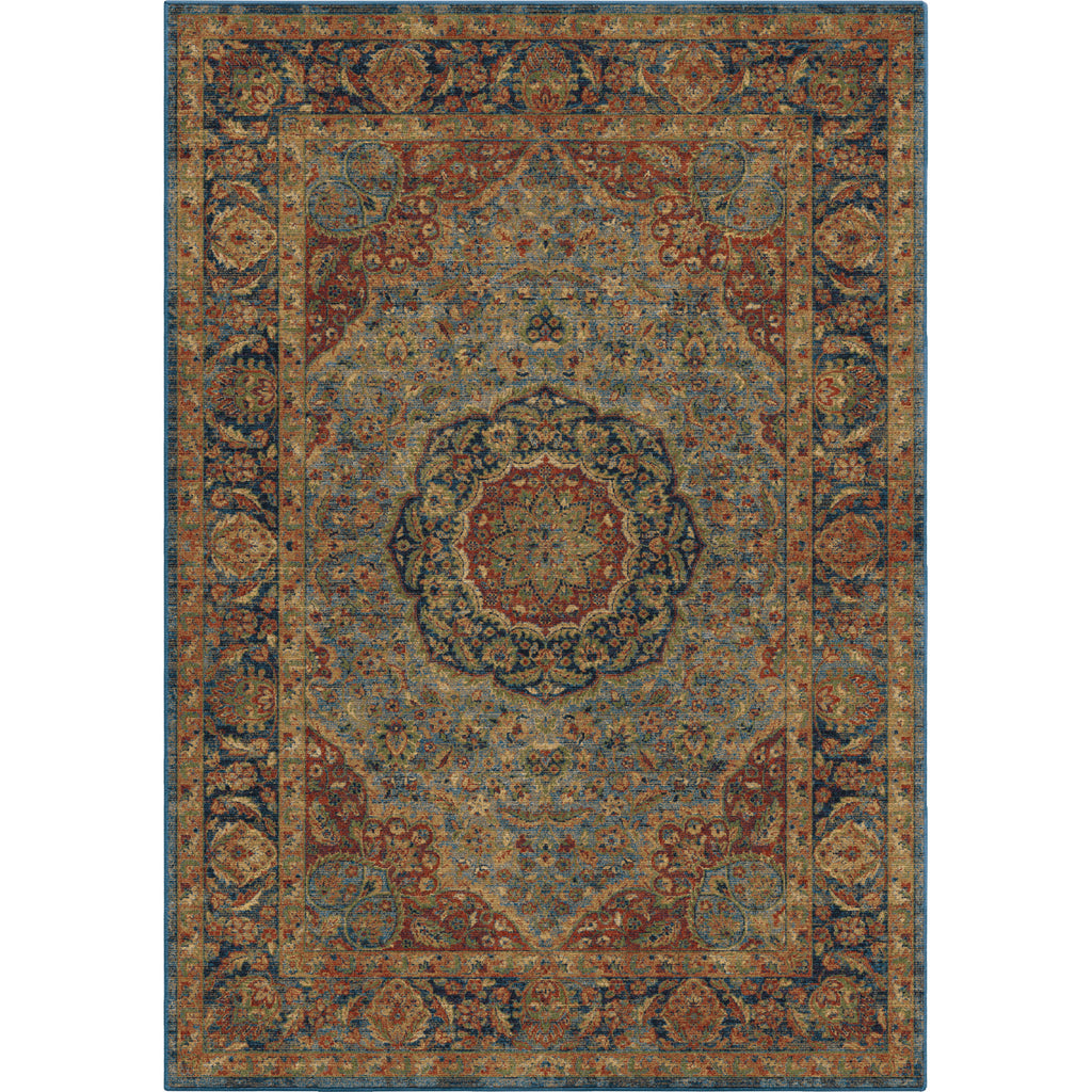 Orian Rugs Mosaic Monroe Blue Area Rug – Incredible Rugs and Decor