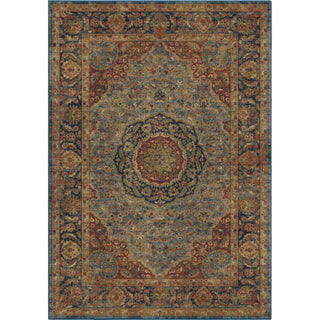 Orian Rugs Mosaic Monroe Blue Area Rug main image