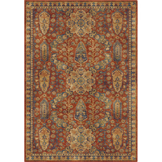 Orian Rugs Mosaic Navi Red Area Rug main image