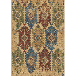 Orian Rugs Mosaic Eastern Tiles Beige Area Rug main image