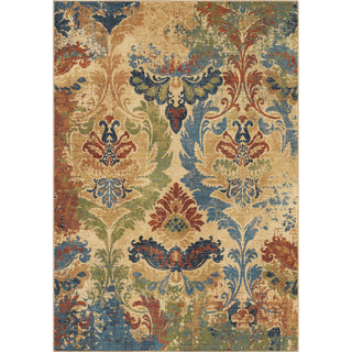 Orian Rugs Mosaic Moroccan Damask Beige Area Rug main image