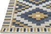 NuStory Panja Mosaic Blue Area Rug 