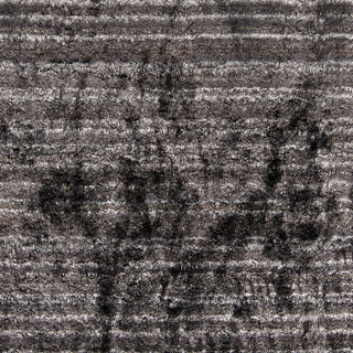 Surya Merlot MOT-7000 Black Shag Weave Area Rug Sample Swatch