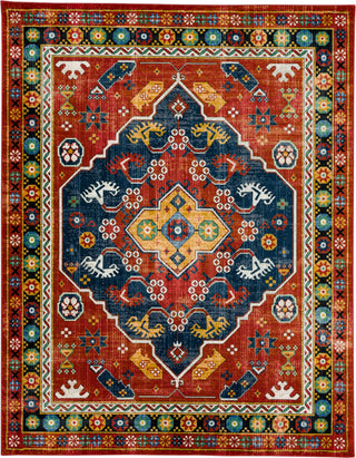 Karastan Kaleidoscope Mozambique Red Area Rug main image