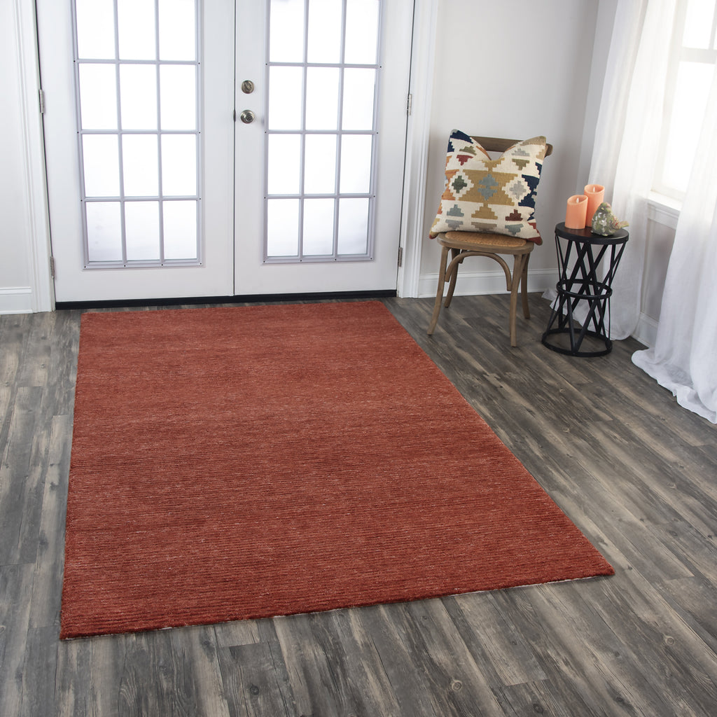 Rizzy Mason Park MPK101 RUST Area Rug Room Image Feature