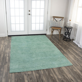 Rizzy Mason Park MPK105 AQUA Area Rug Room Image Feature