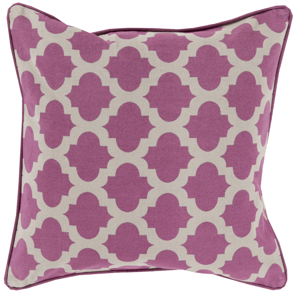 Surya Moroccan Printed Lattice MPL-005 Pillow 20 X 20 X 5 Poly filled