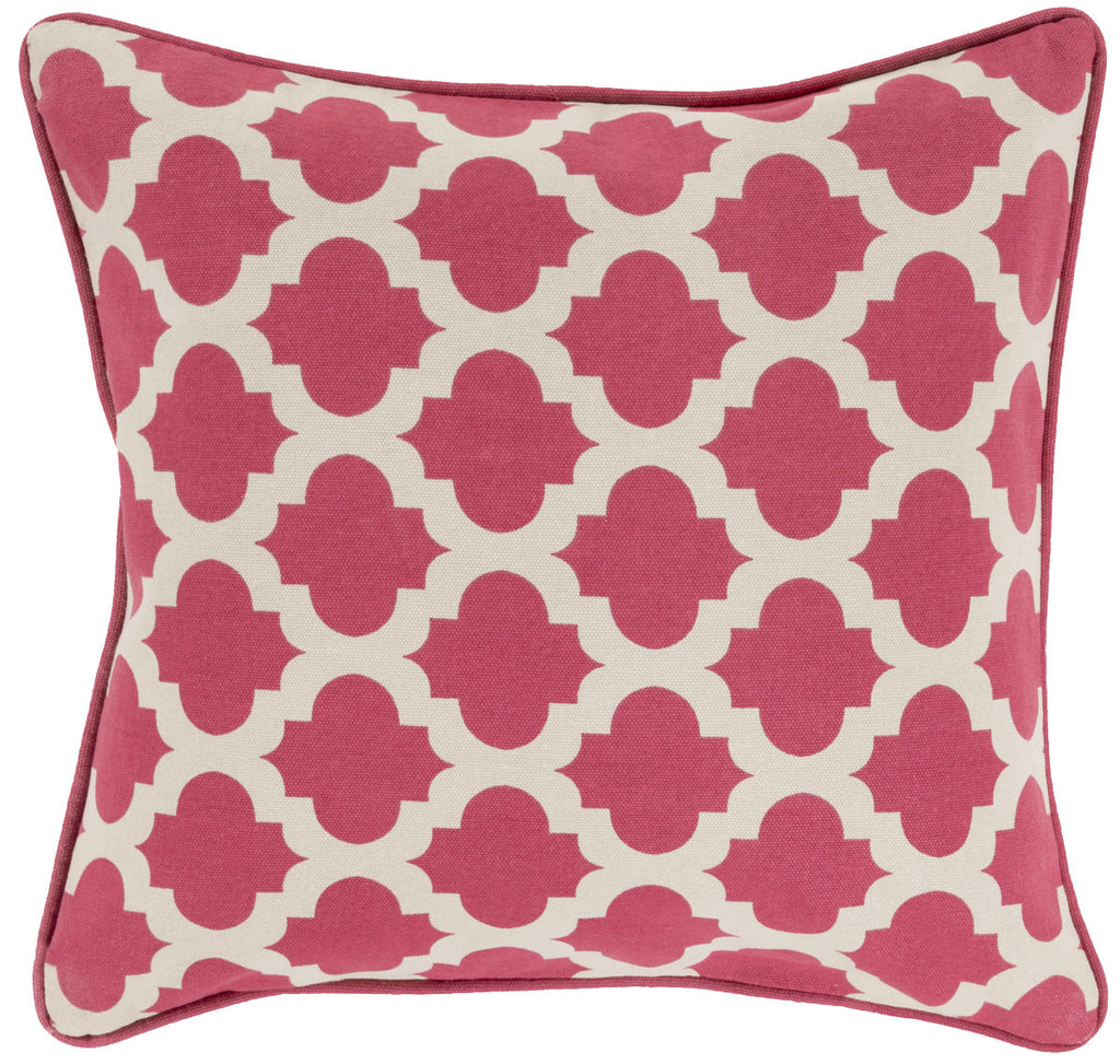 Surya Moroccan Printed Lattice MPL-006 Pillow 18 X 18 X 4 Poly filled