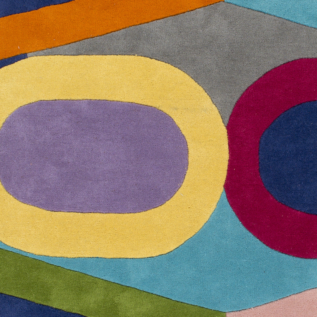 Surya Mod Pop MPP-4507 Aqua Area Rug by Bobby Berk Sample Swatch