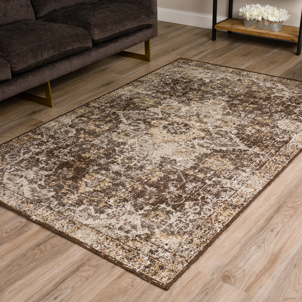 Dalyn Mercier MR1 Chocolate Area Rug