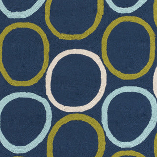 Surya Miranda MRA-1004 Navy Hand Hooked Area Rug by Clairebella Sample Swatch