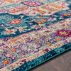 Surya Morocco MRC-2302 Teal Pale Blue Navy Fuchsia Coral Camel Light Gray Saffron Bright Yellow Orange Charcoal Red Beige White Area Rug Mirror Texture Image