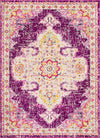 Surya Morocco MRC-2309 Fuchsia Navy Coral Bright Red Pale Blue Teal Orange Saffron Yellow Light Gray Charcoal Dark Brown Beige White Area Rug Mirror main image