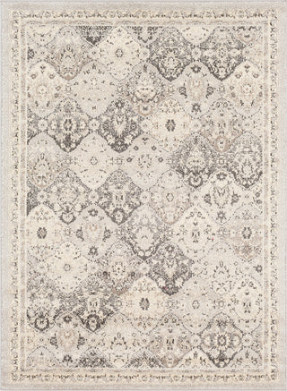 Surya Morocco MRC-2315 Light Gray Charcoal Camel Beige White Area Rug Mirror main image