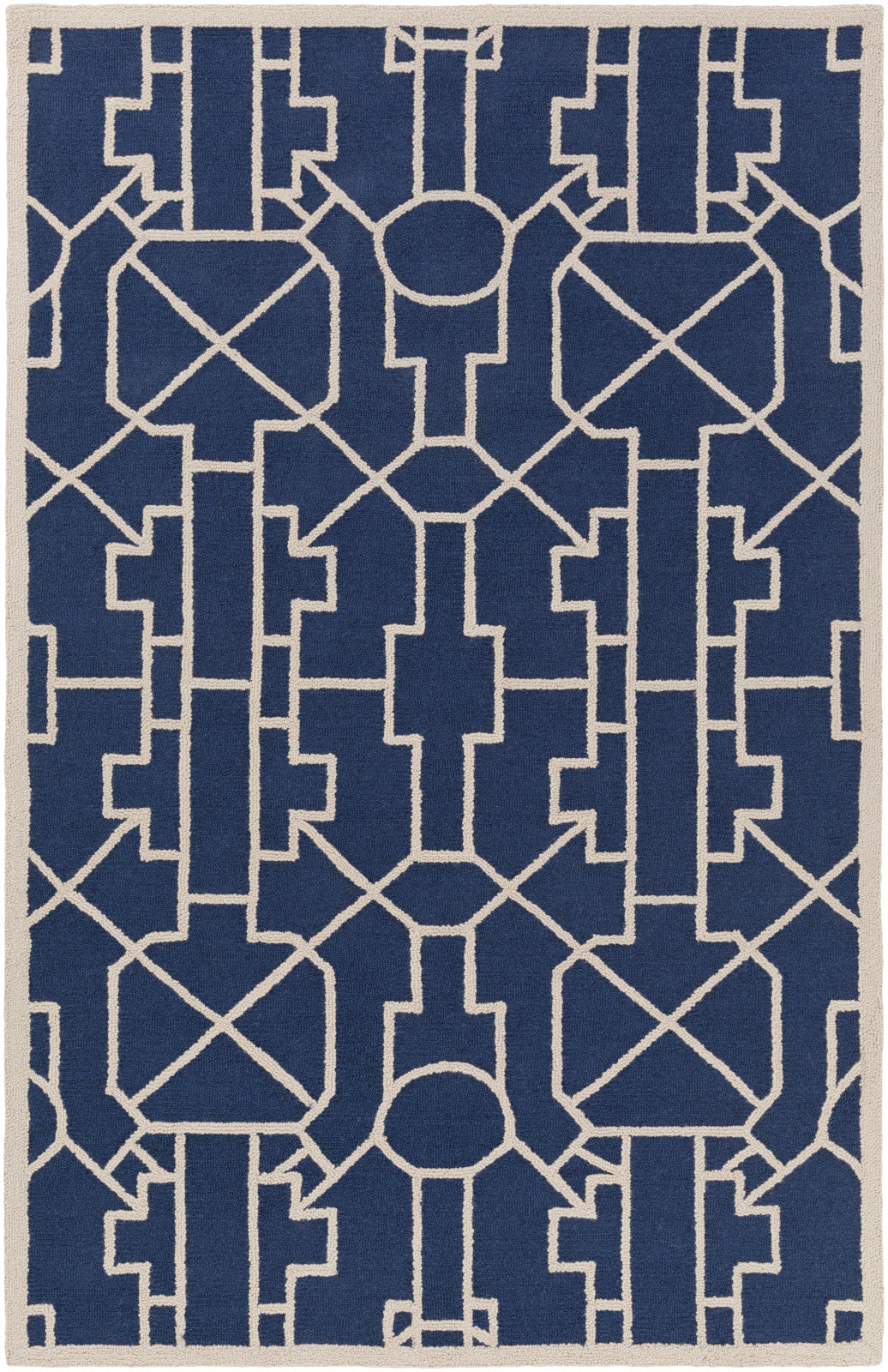 Artistic Weavers Marigold Leighton Navy Blue/Ivory Area Rug main image