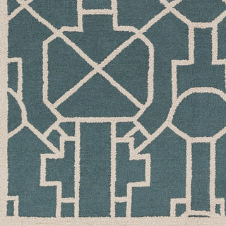 Artistic Weavers Marigold Leighton Teal/Ivory Area Rug Swatch