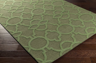 Artistic Weavers Marigold Arabella Kelly Green/Olive Green Area Rug Corner Shot