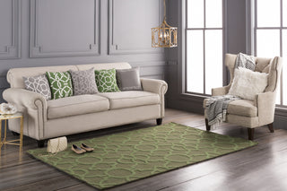 Artistic Weavers Marigold Arabella Kelly Green/Olive Green Area Rug Room Scene