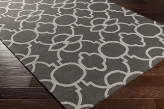 Artistic Weavers Marigold Arabella Onyx Black/Light Gray Area Rug Corner Shot