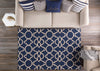 Artistic Weavers Marigold Arabella Navy Blue/Ivory Area Rug Room Scene