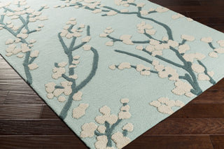 Artistic Weavers Marigold Caroline Mint/Ivory Area Rug Corner Shot