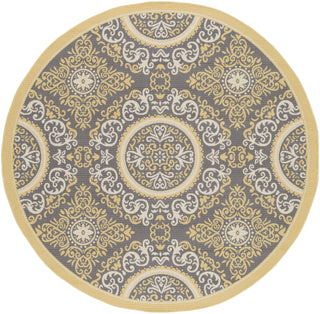 Surya Marina MRN-3010 Tan Machine Woven Area Rug 7'10'' Round