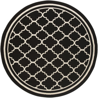 Surya Marina MRN-3011 Black Machine Woven Area Rug 7'10'' Round