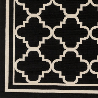 Surya Marina MRN-3011 Black Machine Woven Area Rug Sample Swatch