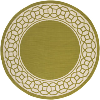 Surya Marina MRN-3014 Lime Machine Woven Area Rug 7'10'' Round