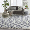 Nourison Moroccan Shag MRS01 White Area Rug