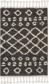 Moroccan Shag MRS02 Charcoal Area Rug by Nourison