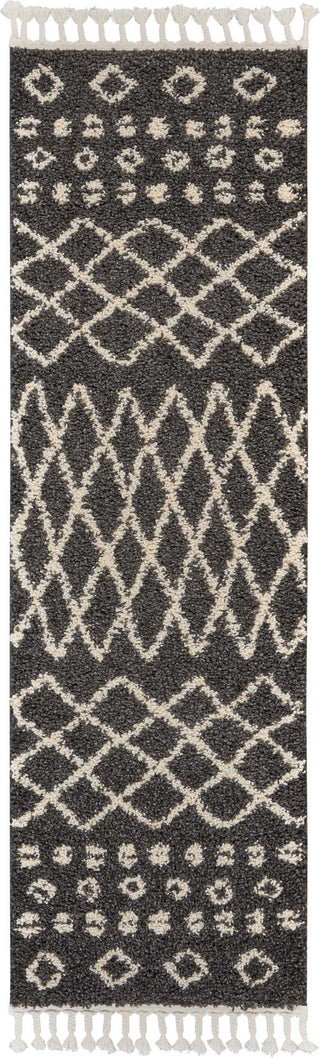 Moroccan Shag MRS02 Charcoal Area Rug by Nourison