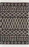 Moroccan Shag MRS02 Charcoal Area Rug by Nourison