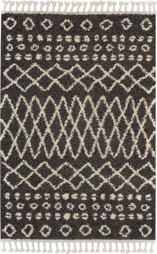 Moroccan Shag MRS02 Charcoal Area Rug by Nourison