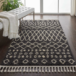 Moroccan Shag MRS02 Charcoal Area Rug by Nourison