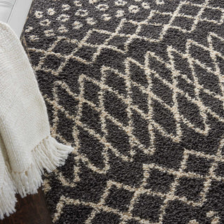 Moroccan Shag MRS02 Charcoal Area Rug by Nourison