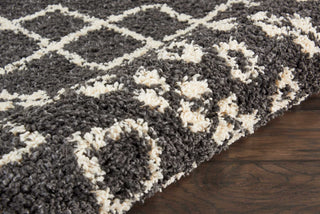 Moroccan Shag MRS02 Charcoal Area Rug by Nourison