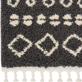 Moroccan Shag MRS02 Charcoal Area Rug by Nourison