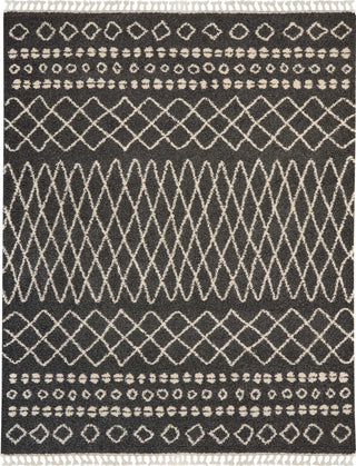 Moroccan Shag MRS02 Charcoal Area Rug by Nourison