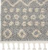 Moroccan Shag MRS02 Silver Area Rug by Nourison